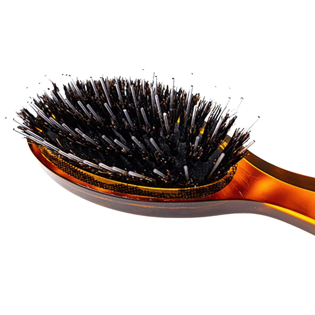 Oval Pneumatic Brush with Mixed Bristles